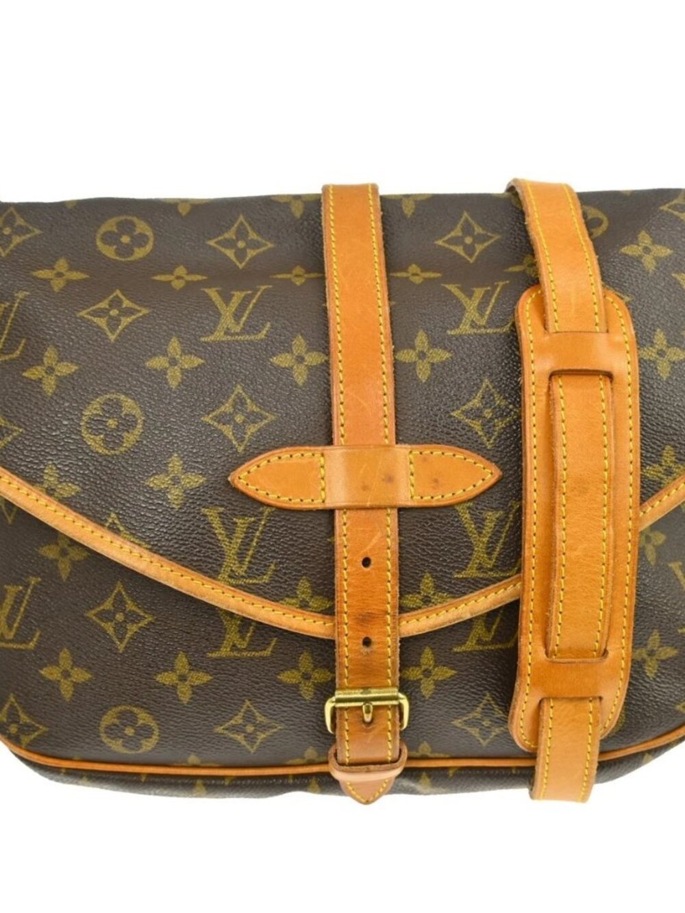 LOUIS VUITTON MONOGRAM SAUMUR 30 SHOULDER BAG